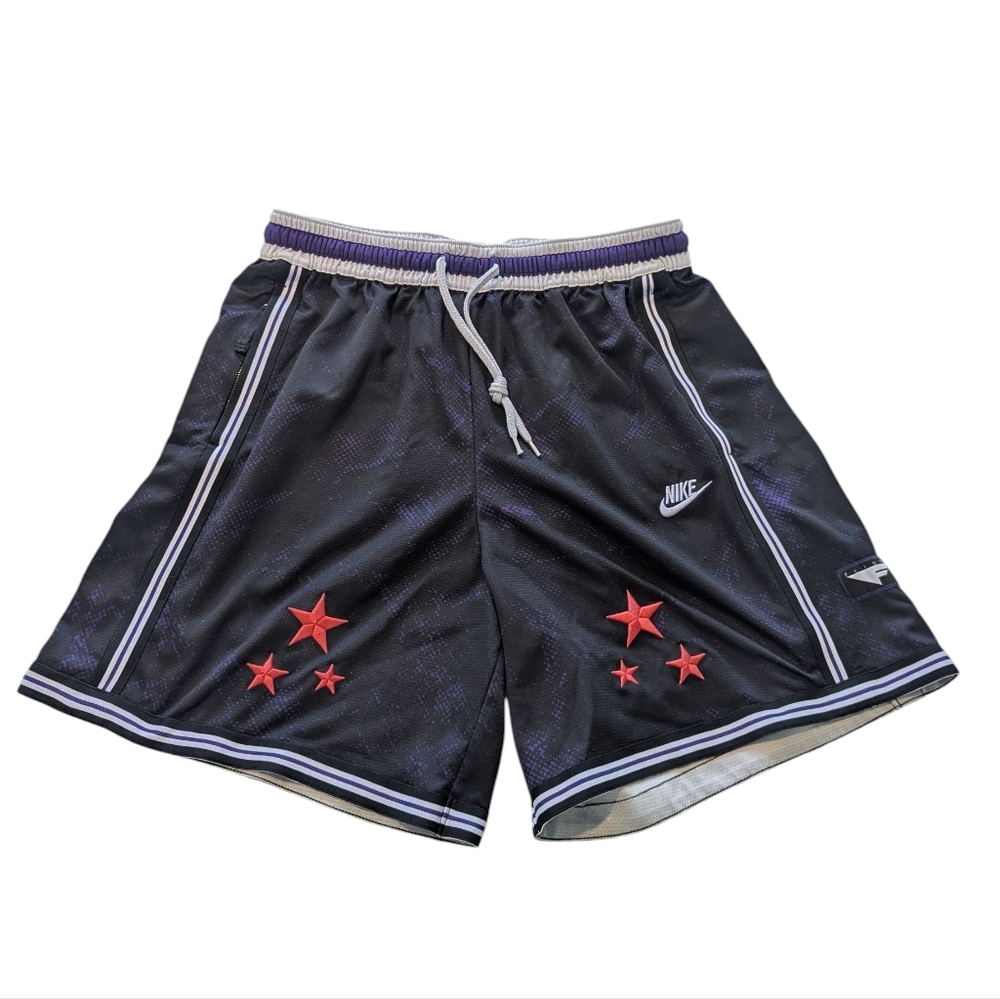 Nike DNA Stories Flight Stars Purple Basketball Shorts Mens